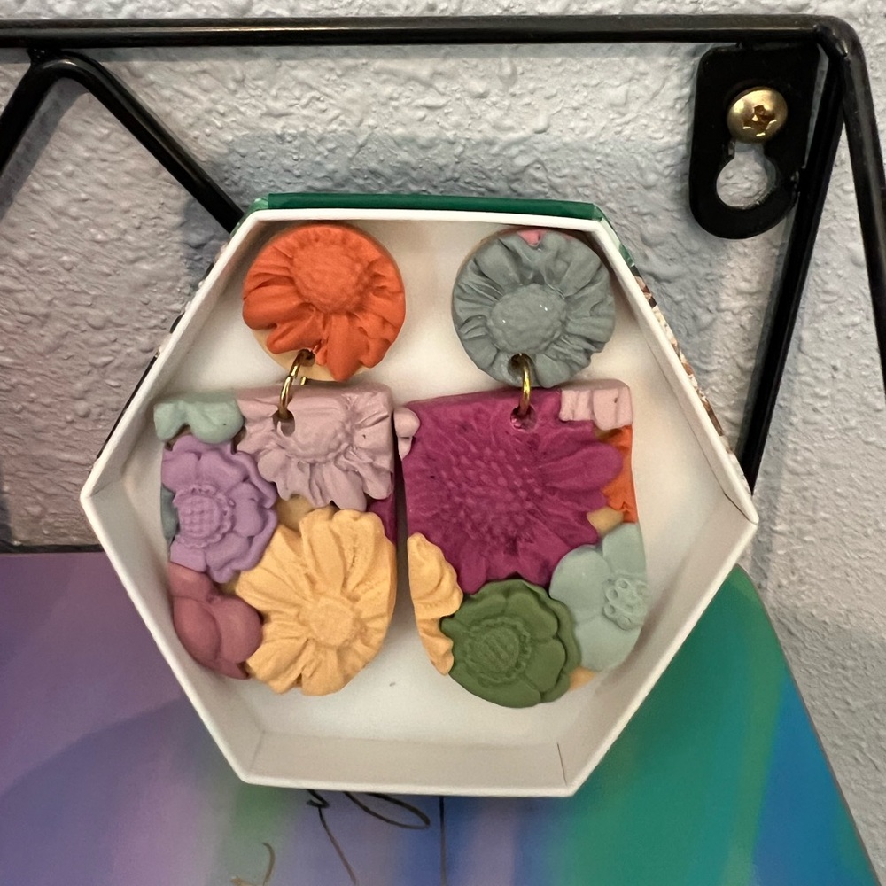 Floral Multicolor Earrings